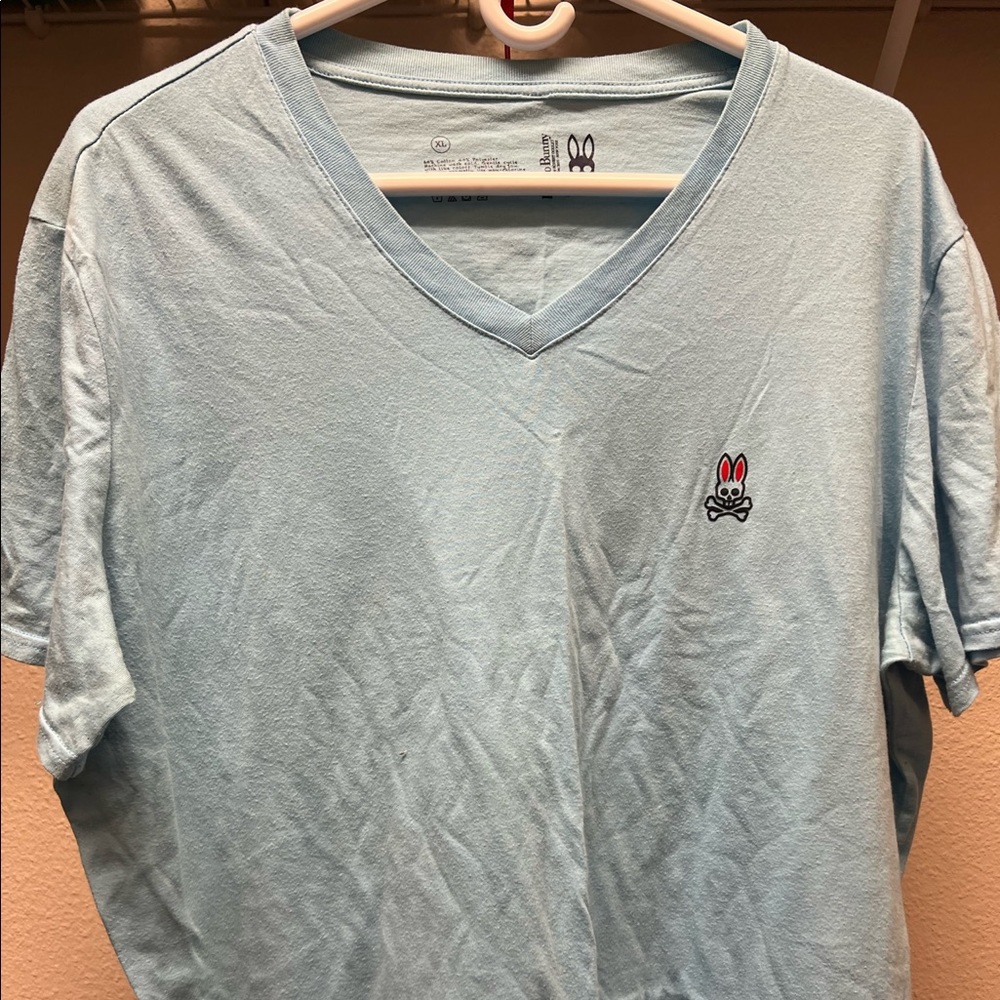 blue shirt